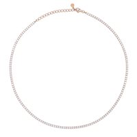 Collana Dilvdò Donna TENNIS in Argento Zircone CLDVRB - CLDVRB